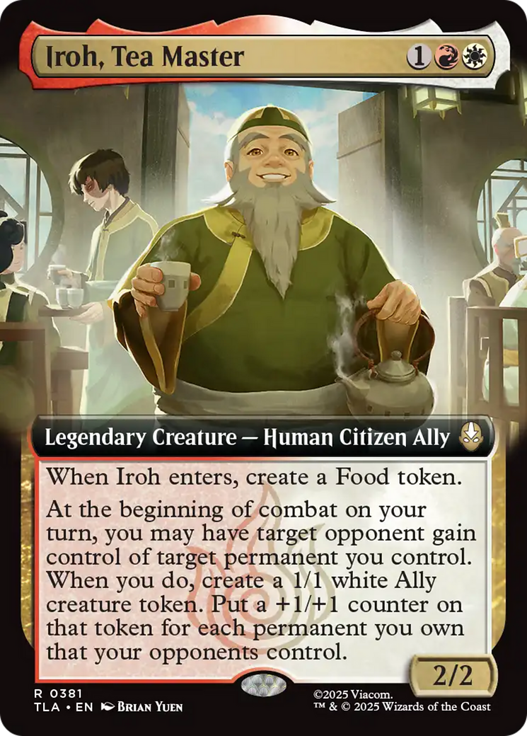 Iroh, Tea Master (Extended Art) [Avatar: The Last Airbender] [Foil]