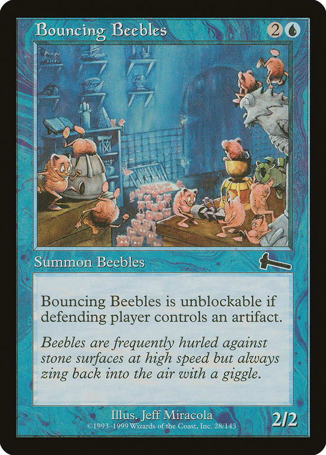 Bouncing Beebles [Urza's Legacy] [Foil]