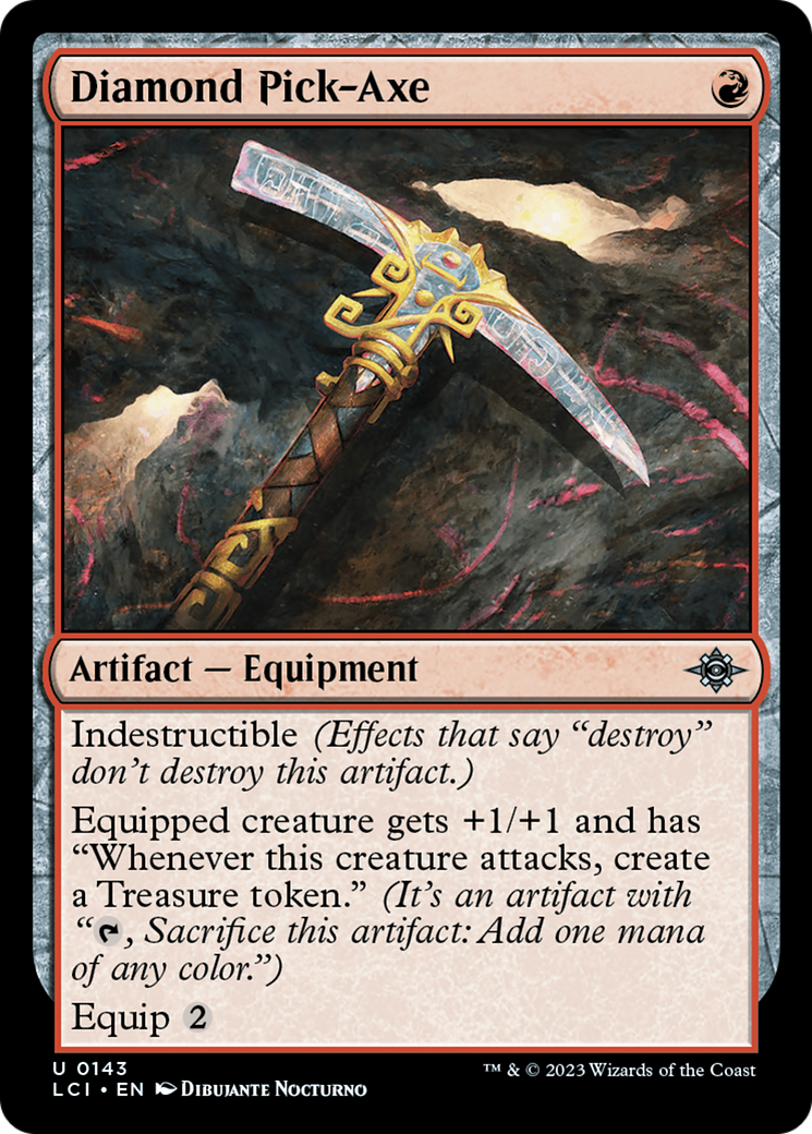 Diamond Pick-Axe [The Lost Caverns of Ixalan] [Foil]
