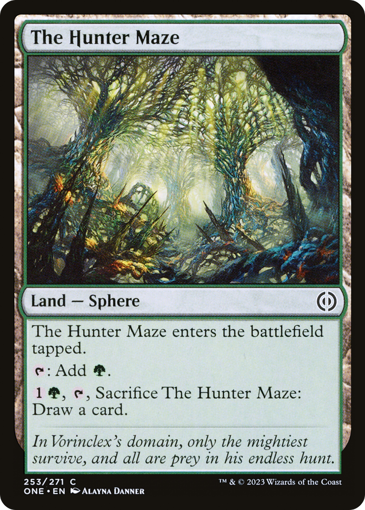 The Hunter Maze [Phyrexia: All Will Be One] [Foil]