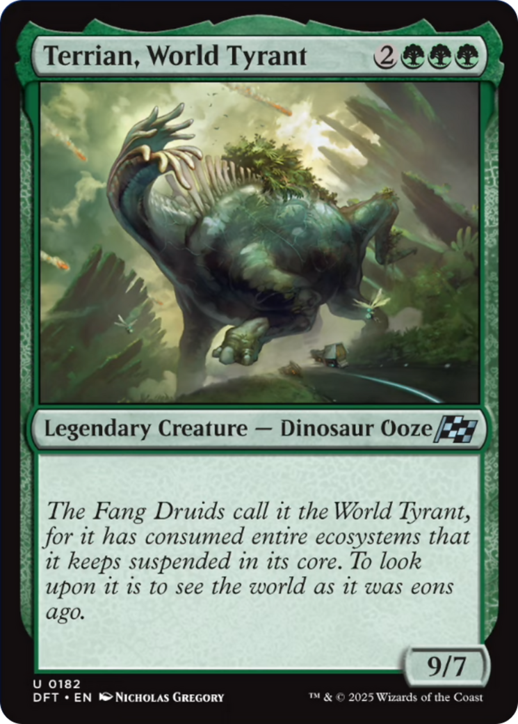 Terrian, World Tyrant [Aetherdrift] [Foil]