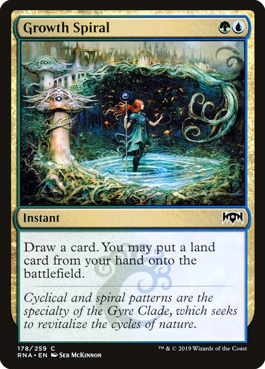 Growth Spiral [Ravnica Allegiance] [Foil]