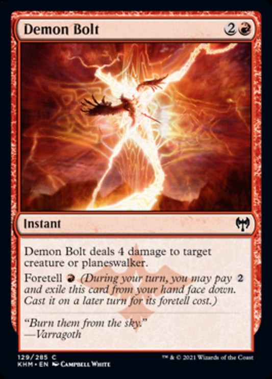 Demon Bolt [Kaldheim] [Foil]