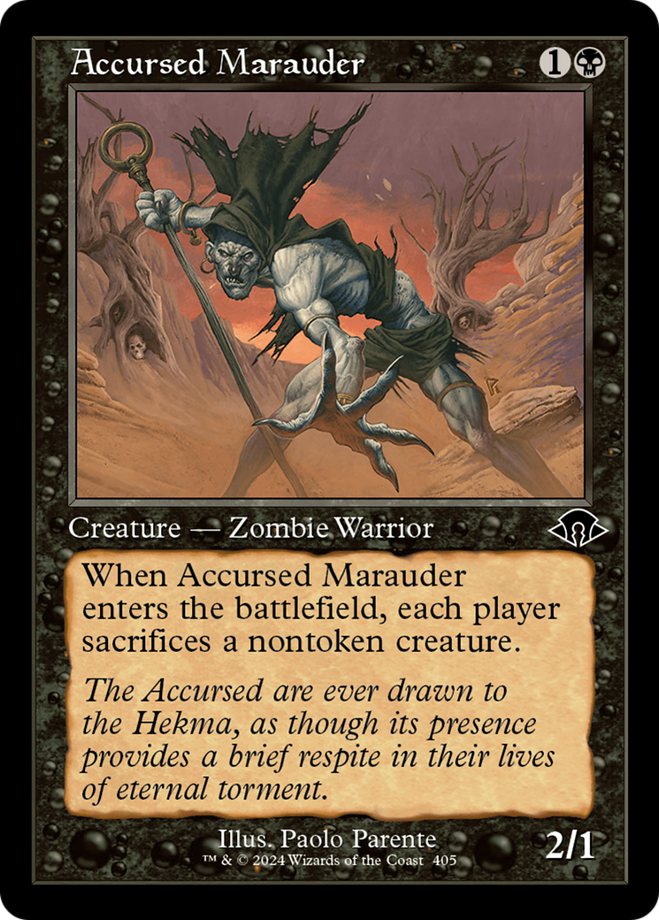 Accursed Marauder (Retro Frame) [Modern Horizons 3] [Foil]