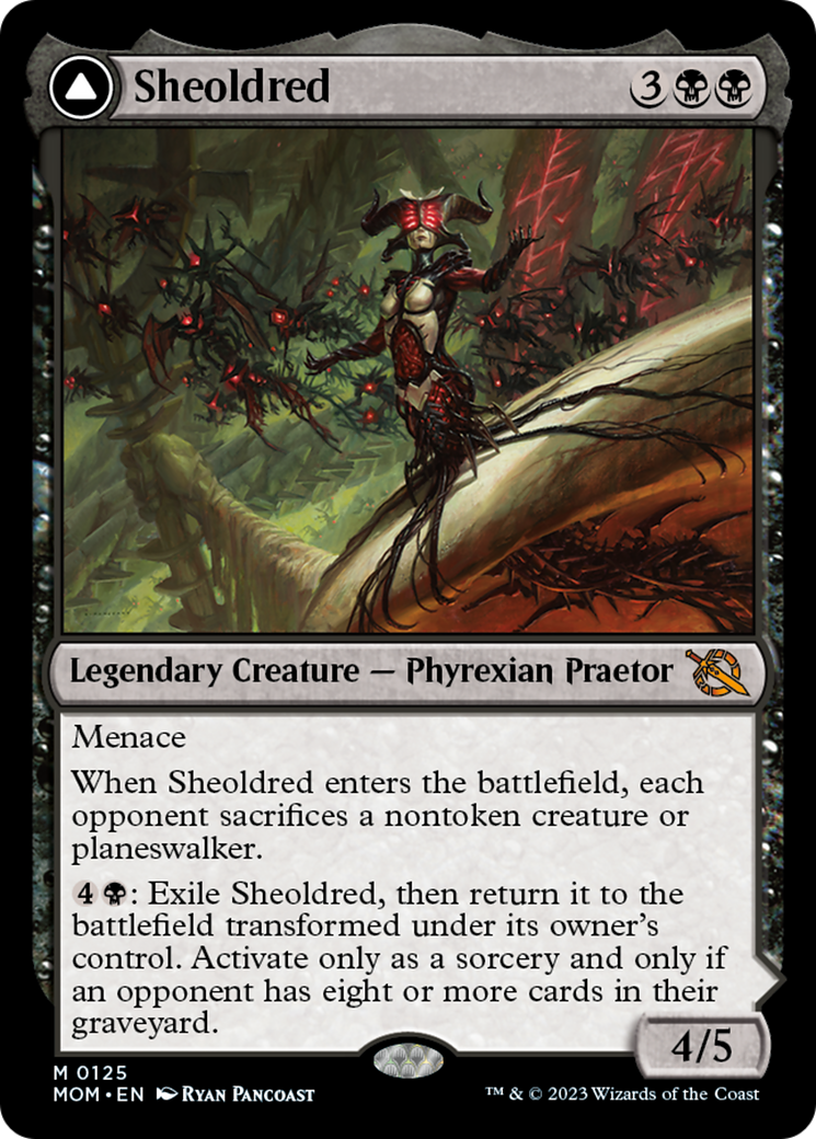 Sheoldred // The True Scriptures [March of the Machine] [Foil]
