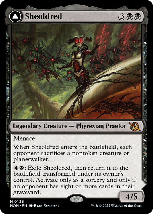 Sheoldred // The True Scriptures [March of the Machine] [Foil]