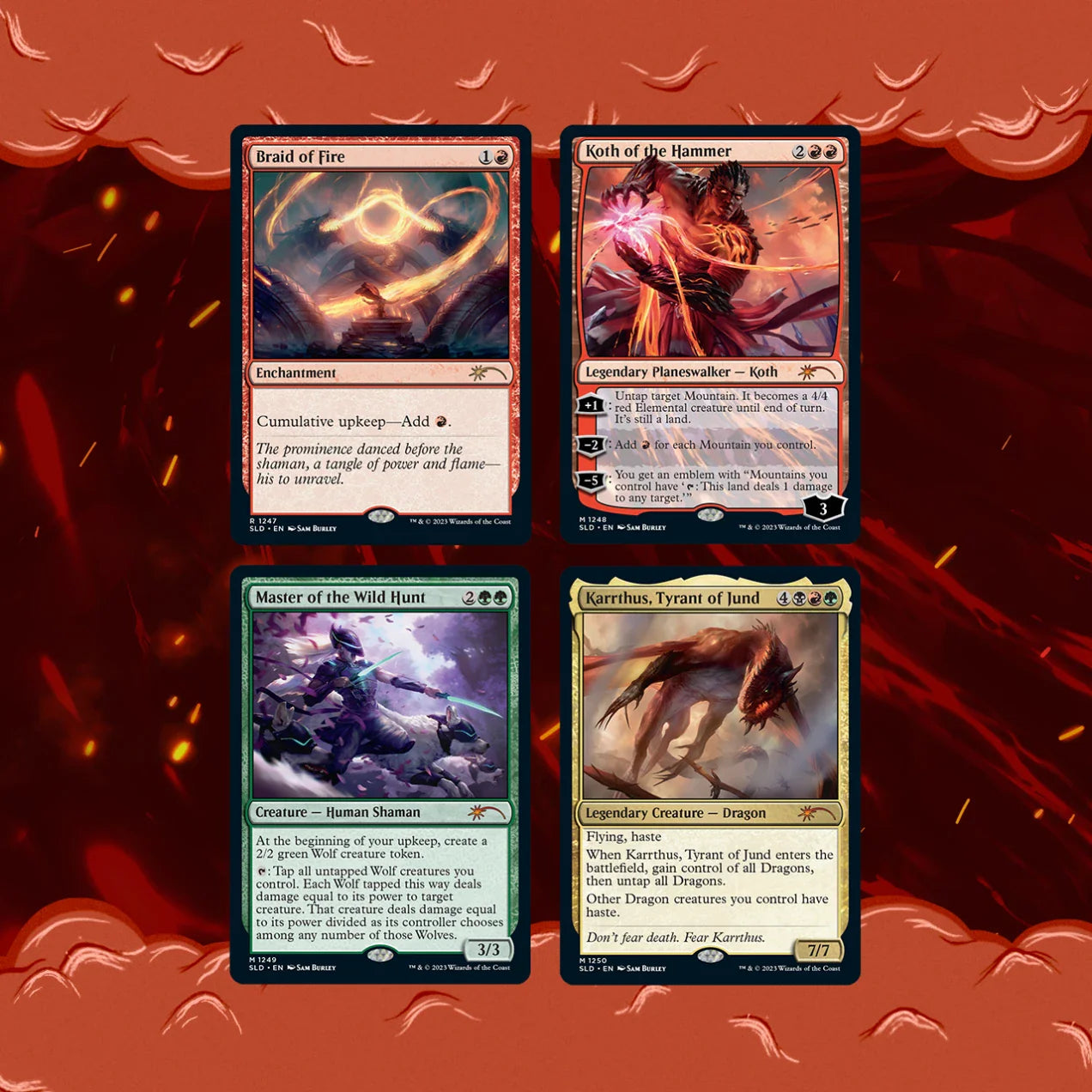 Secret Lair "Artist Series: Sam Burley"  Non-Foil