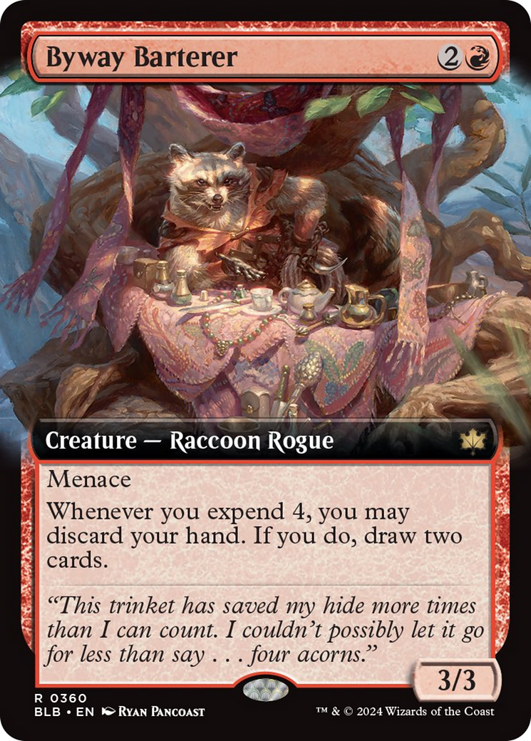 Byway Barterer (Extended Art) [Bloomburrow] [Foil]