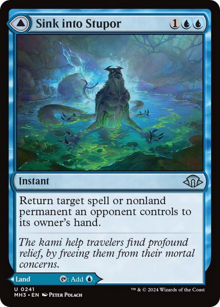 Sink into Stupor // Soporific Springs [Modern Horizons 3] [Foil]