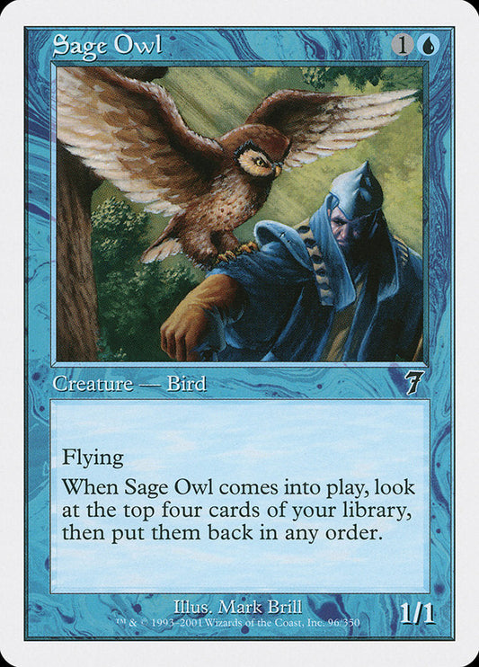 Sage Owl [Seventh Edition] [Foil]