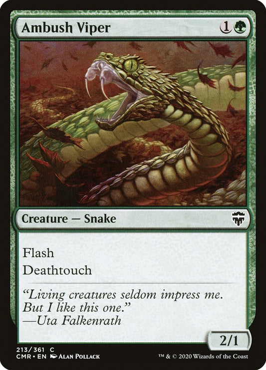 Ambush Viper [Commander Legends] [Foil]