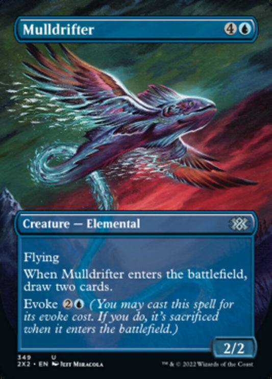 Mulldrifter (Borderless Alternate Art) [Double Masters 2022] [Foil]