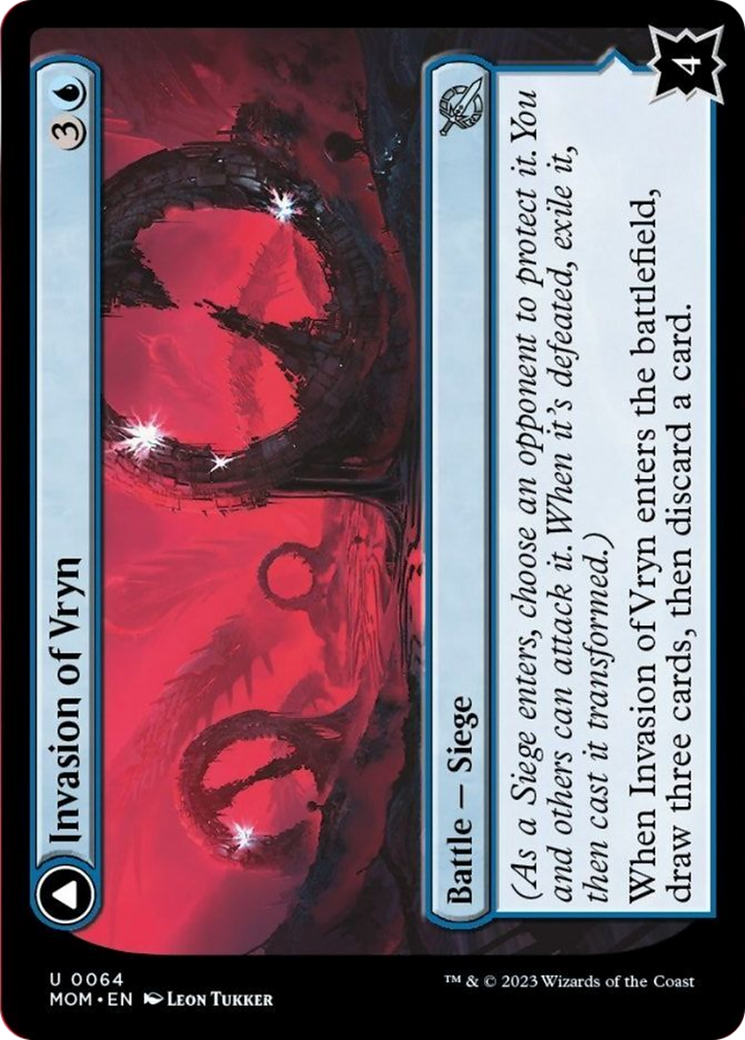 Invasion of Vryn // Overloaded Mage-Ring [March of the Machine] [Foil]