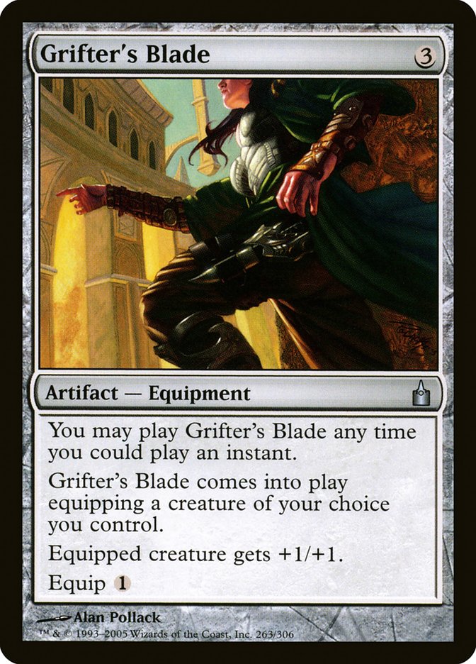 Grifter's Blade [Ravnica: City of Guilds] [Foil]