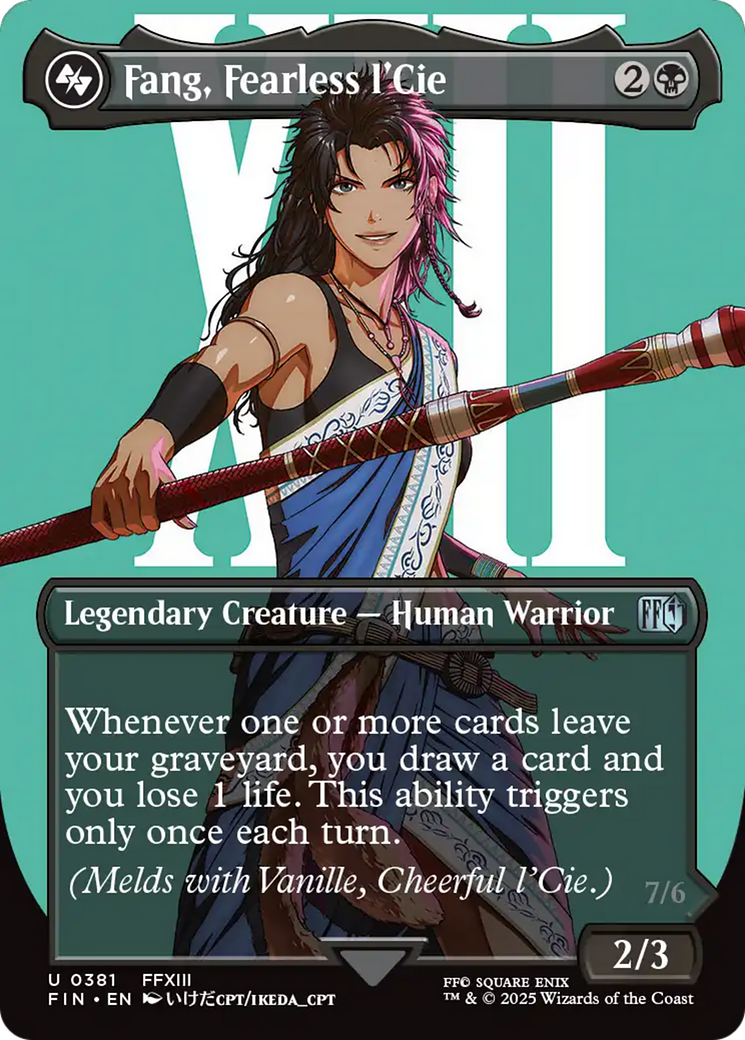 Fang, Fearless l'Cie (Borderless) [FINAL FANTASY] [Foil]