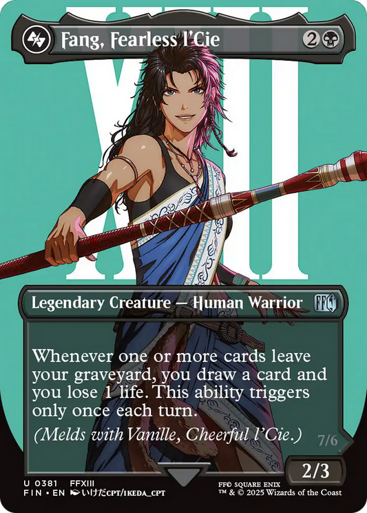Fang, Fearless l'Cie (Borderless) [FINAL FANTASY] [Foil]