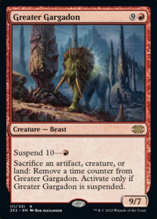 Greater Gargadon [Double Masters 2022] [Foil]
