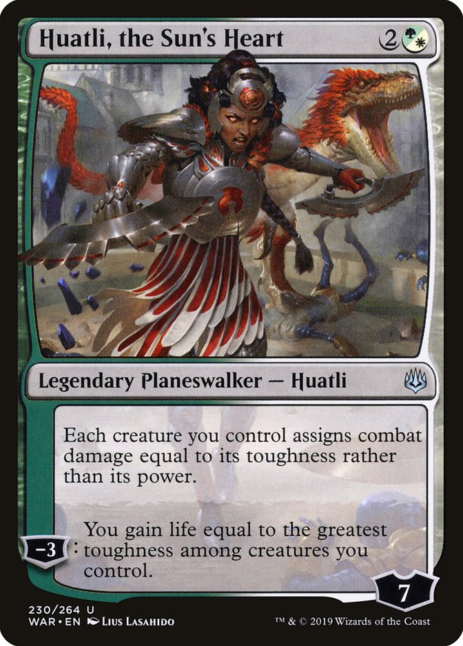 Huatli, the Sun's Heart [War of the Spark] [Foil]