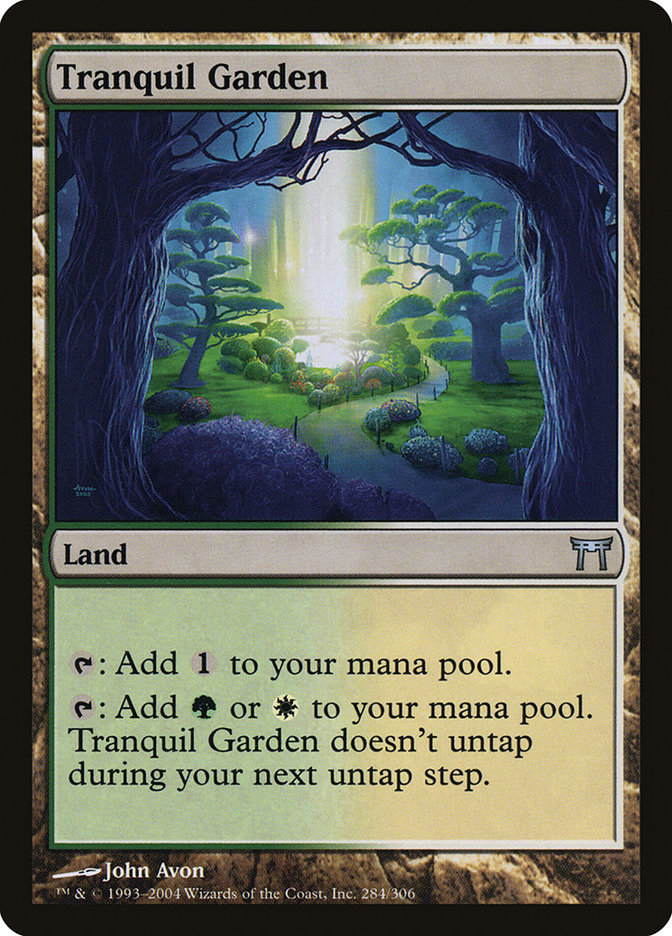 Tranquil Garden [Champions of Kamigawa] [Foil]