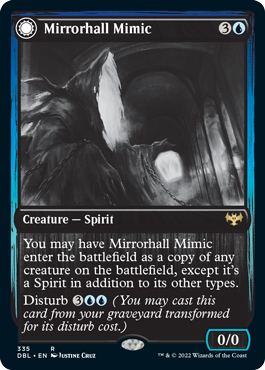 Mirrorhall Mimic // Ghastly Mimicry [Innistrad: Double Feature] [Foil]