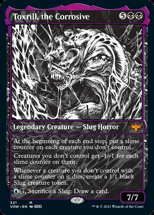 Toxrill, the Corrosive (Showcase Eternal Night) [Innistrad: Crimson Vow] [Foil]