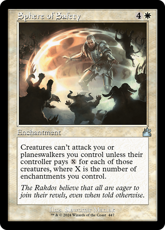 Sphere of Safety (Retro Frame) [Ravnica Remastered] [Foil]