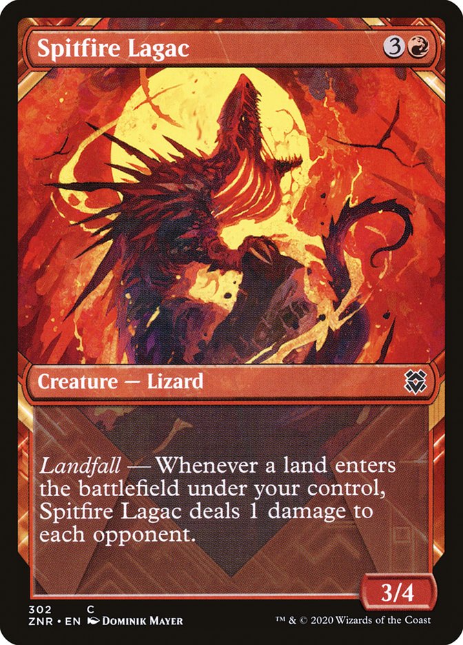 Spitfire Lagac (Showcase) [Zendikar Rising] [Foil]