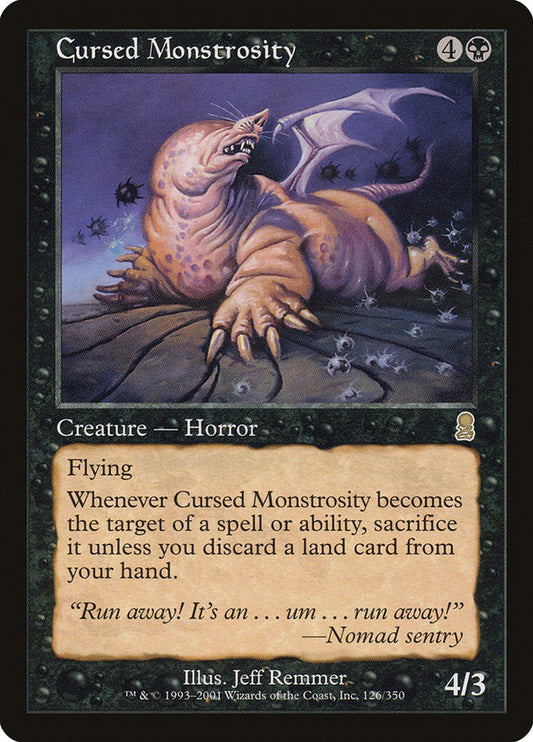 Cursed Monstrosity [Odyssey] [Foil]