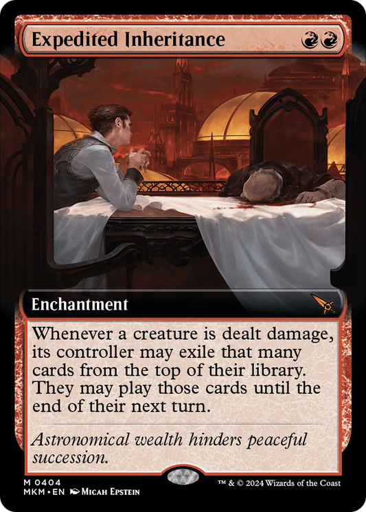 Expedited Inheritance (Extended Art) [Murders at Karlov Manor] [Foil]