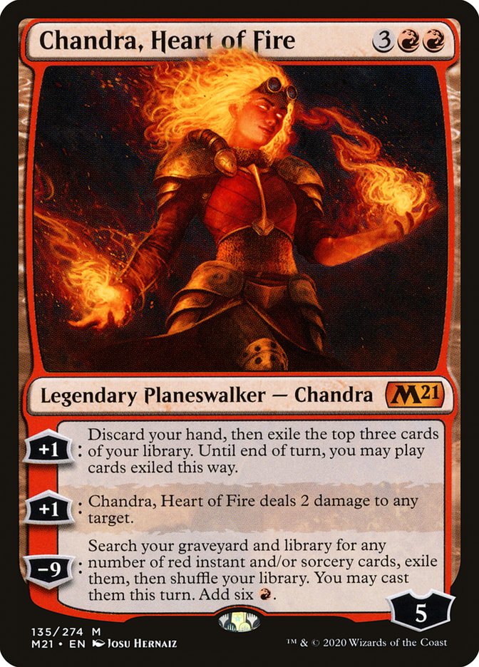 Chandra, Heart of Fire [Core Set 2021] [Foil]