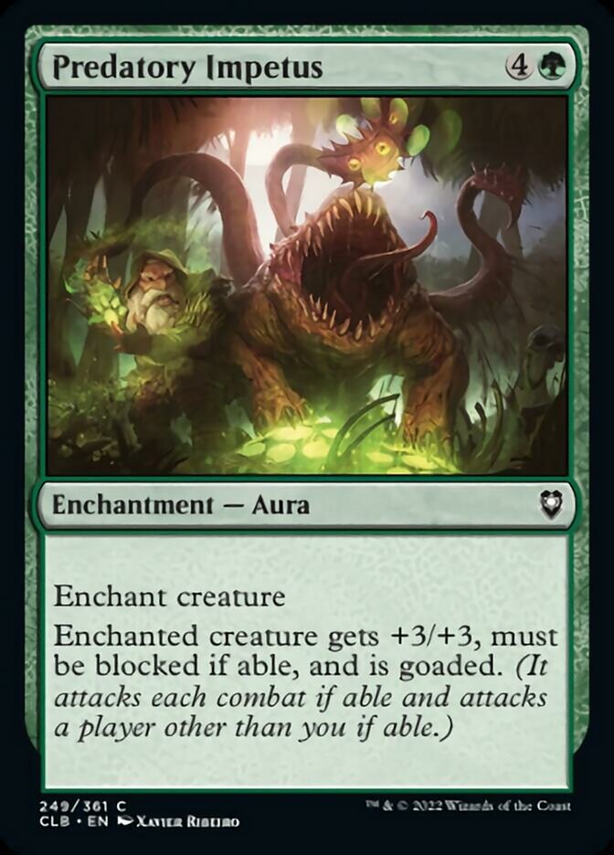 Predatory Impetus [Commander Legends: Battle for Baldur's Gate] [Foil]