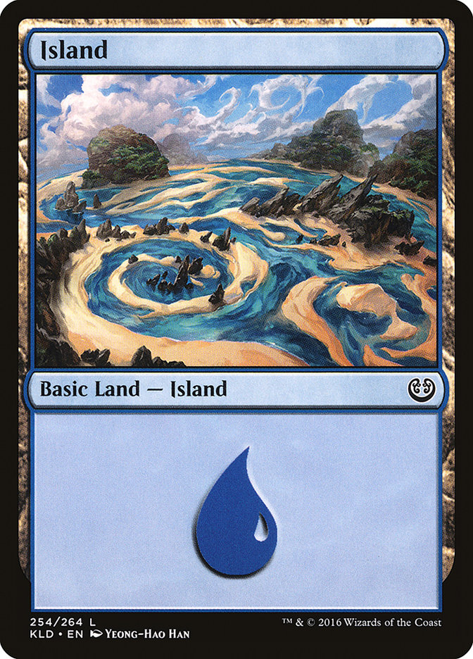 Island (254) [Kaladesh] [Foil]
