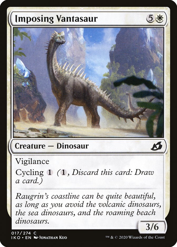Imposing Vantasaur [Ikoria: Lair of Behemoths] [Foil]
