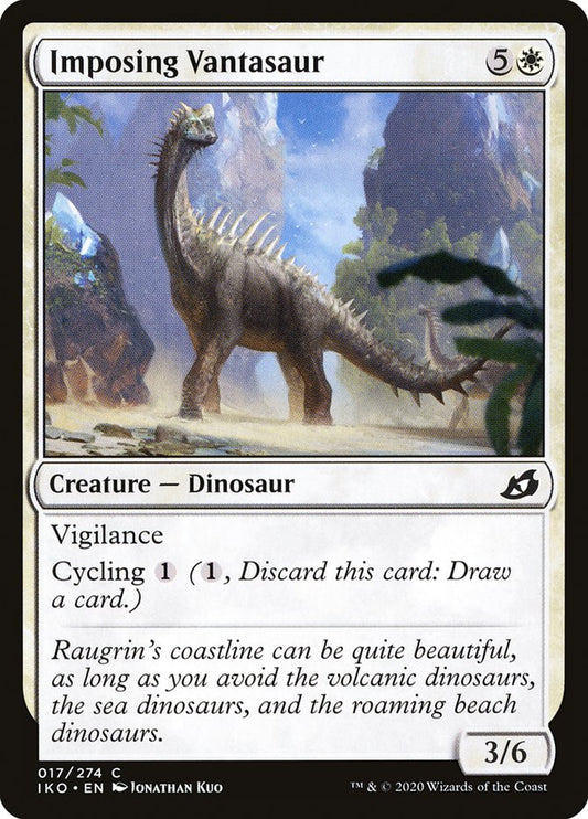 Imposing Vantasaur [Ikoria: Lair of Behemoths] [Foil]