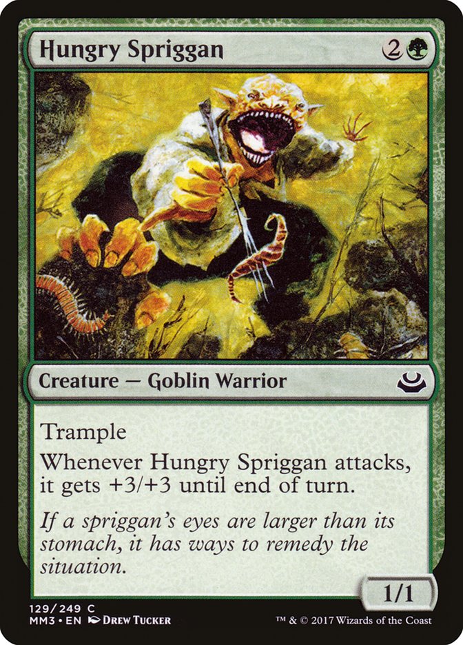 Hungry Spriggan [Modern Masters 2017] [Foil]