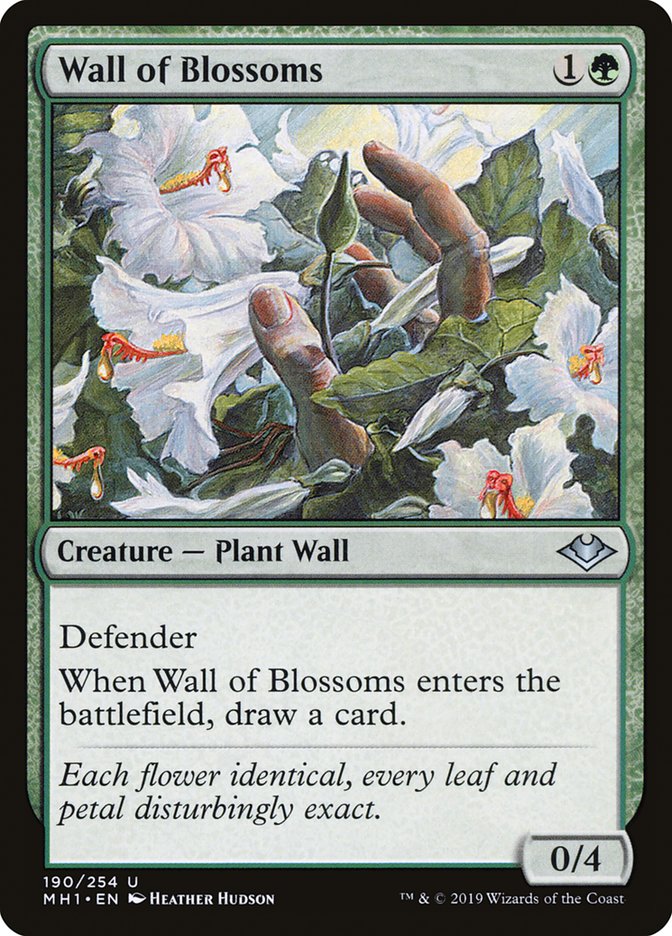 Wall of Blossoms [Modern Horizons] [Foil]