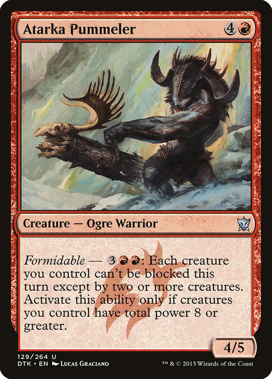 Atarka Pummeler [Dragons of Tarkir] [Foil]