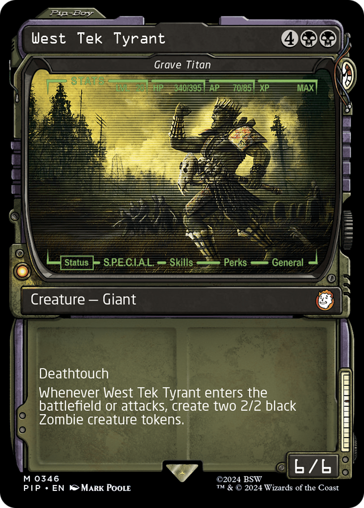 West Tek Tyrant - Grave Titan (Showcase) [Fallout] [Foil]