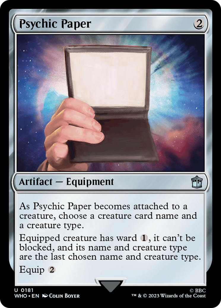 Psychic Paper [Doctor Who] [Foil]