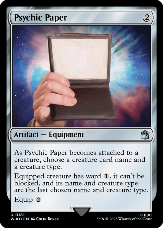 Psychic Paper [Doctor Who] [Foil]