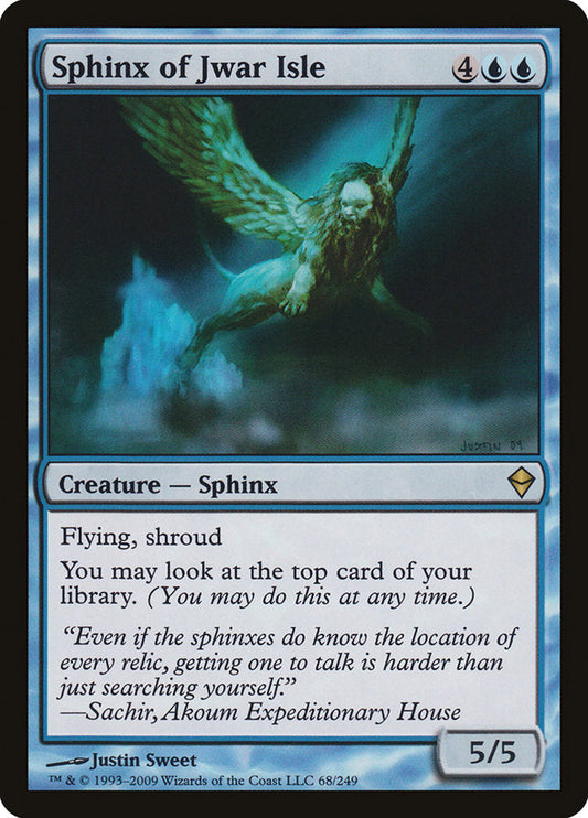 Sphinx of Jwar Isle [Zendikar] [Foil]