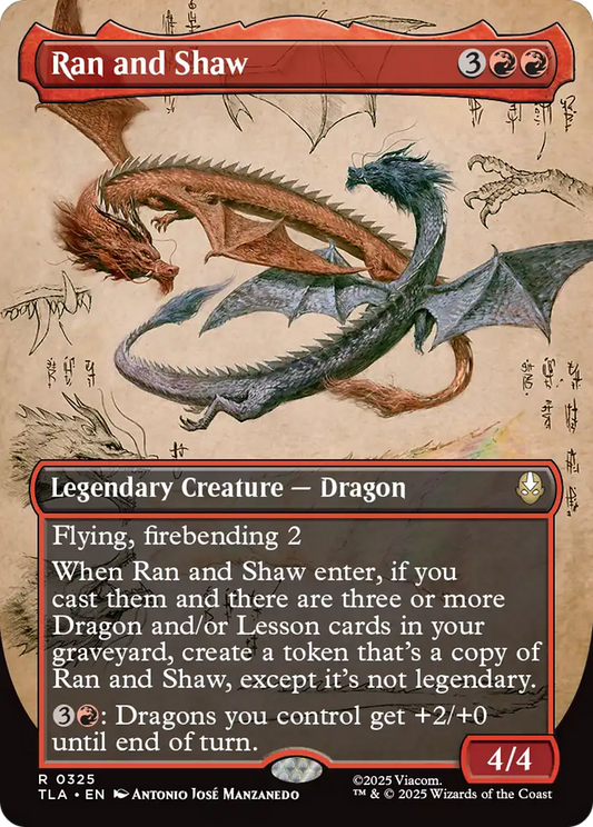 Ran and Shaw (Borderless) [Avatar: The Last Airbender] [Foil]