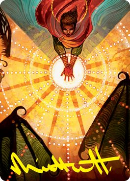 Grapeshot Art Card (Gold-Stamped Signature) [Strixhaven: School of Mages Art Series] [Foil]