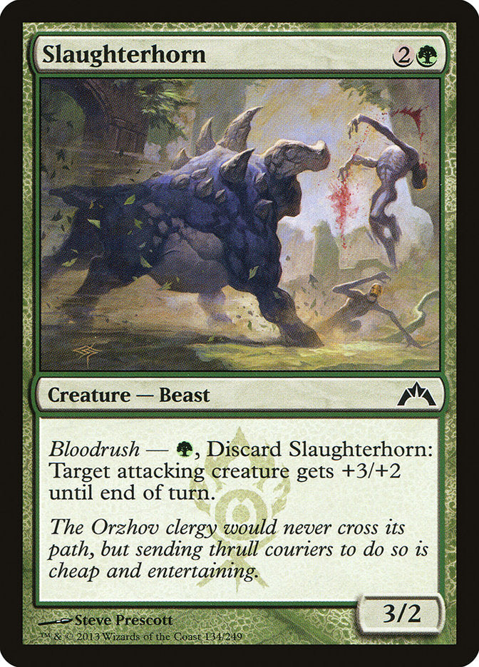 Slaughterhorn [Gatecrash] [Foil]