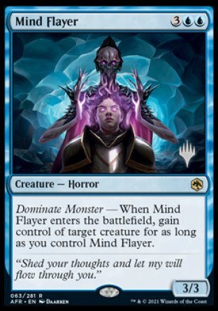 Mind Flayer (Promo Pack) [Dungeons & Dragons: Adventures in the Forgotten Realms Promos] [Foil]