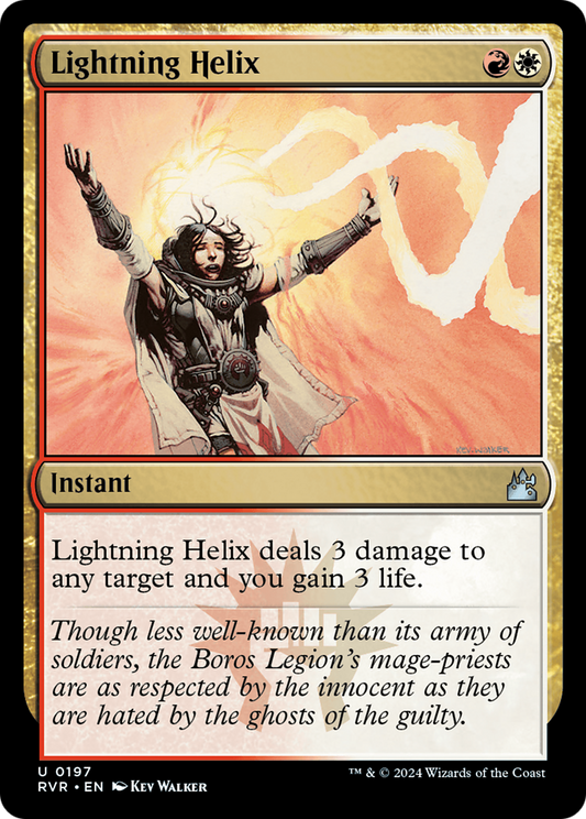 Lightning Helix [Ravnica Remastered] [Foil]