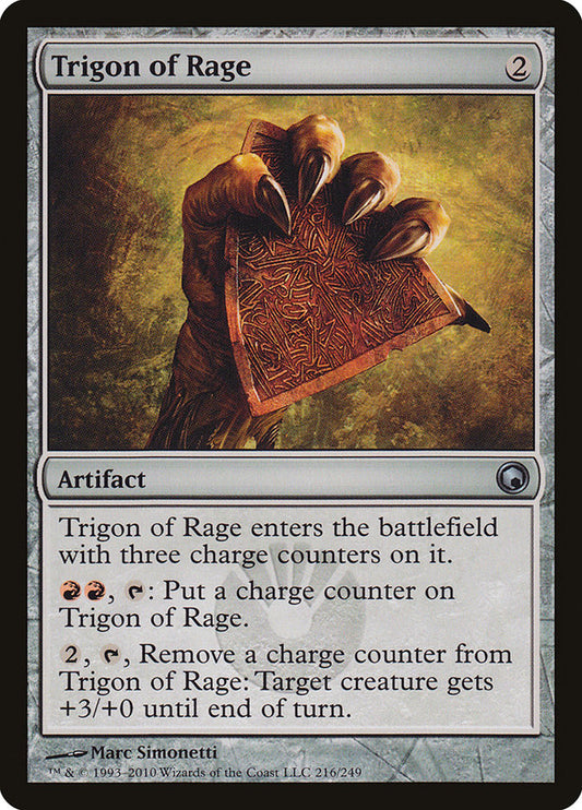 Trigon of Rage [Scars of Mirrodin] [Foil]