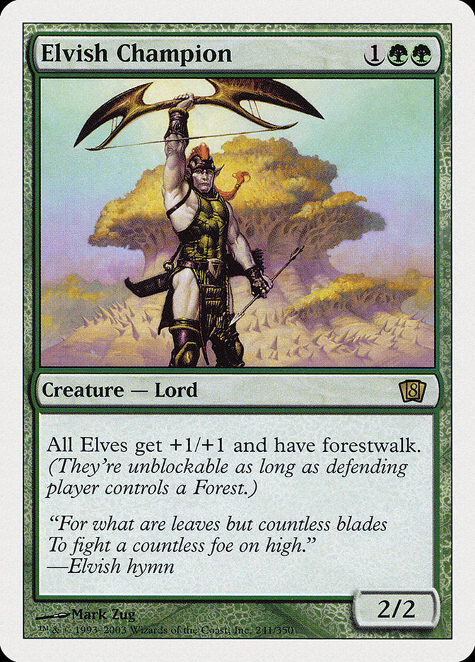 Elvish Champion [Eighth Edition] [Foil]