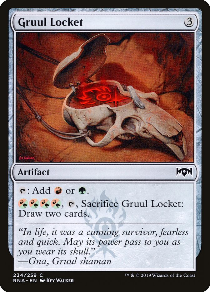 Gruul Locket [Ravnica Allegiance] [Foil]