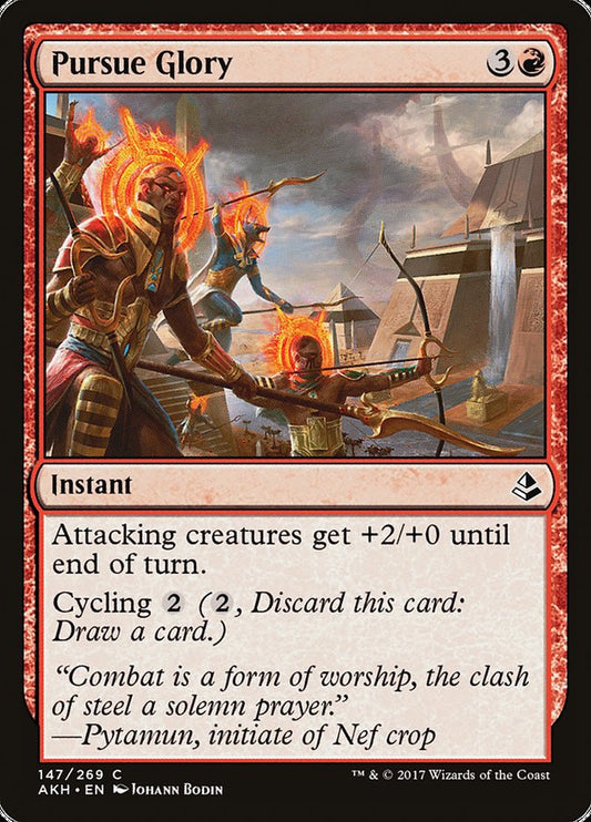 Pursue Glory [Amonkhet] [Foil]